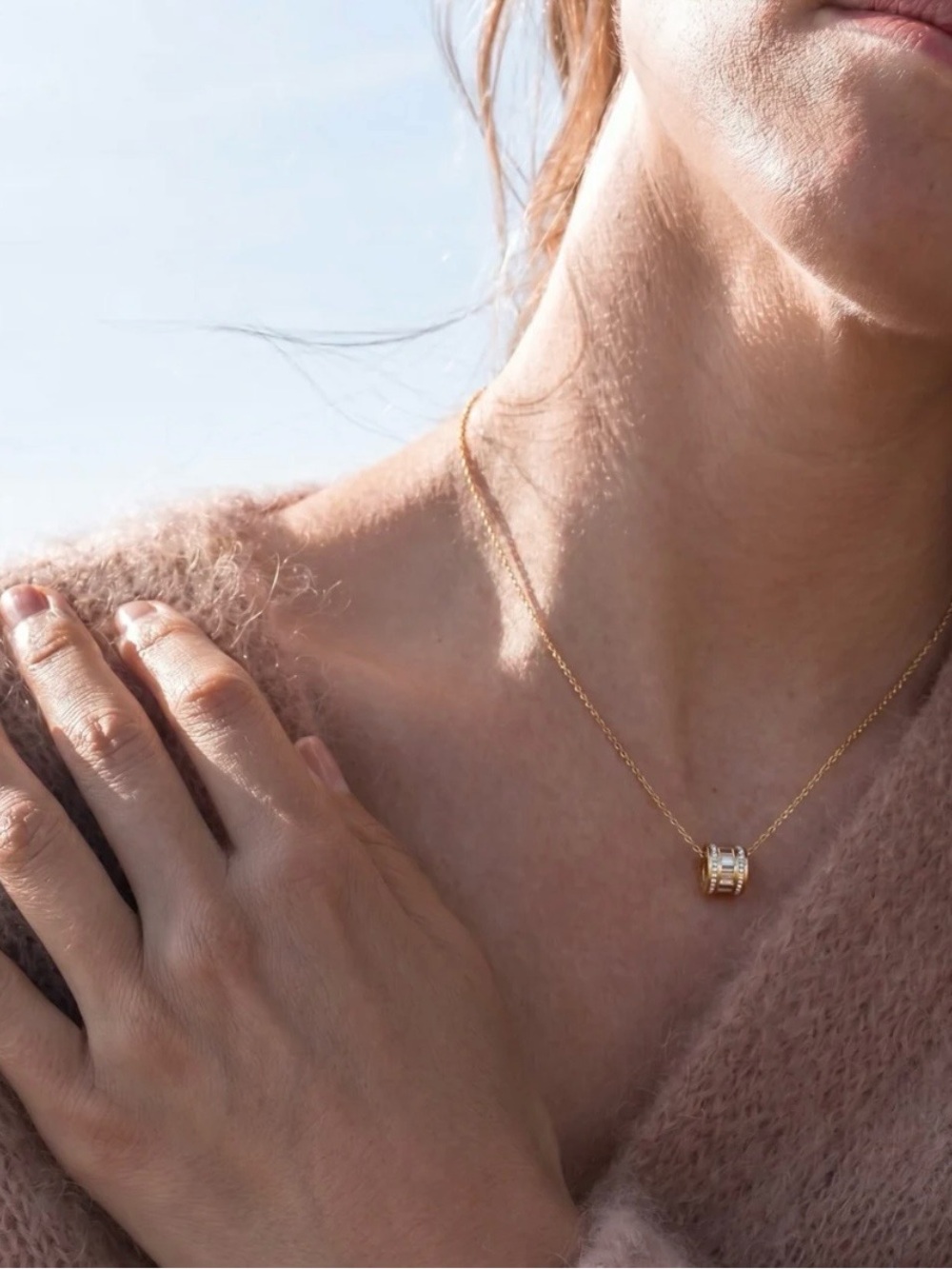 Radiant Grace “Mama” Pendant Necklace - Women’s Jewelry